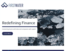 Tablet Screenshot of firstwateradvisors.com